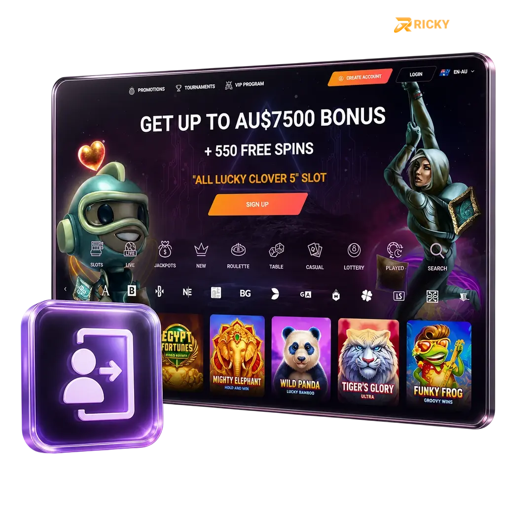 Log In to Your Ricky Casino Account