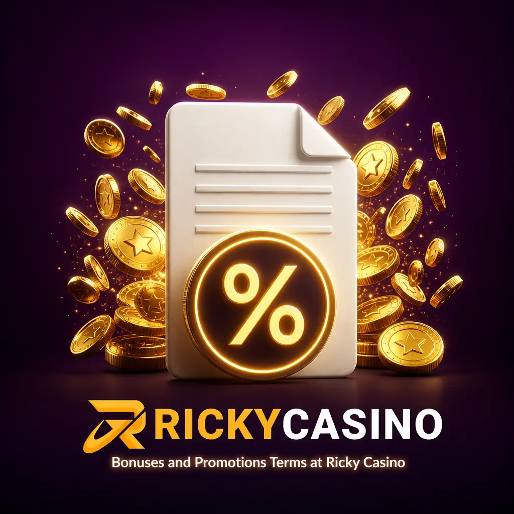 Bonuses and Promotions Terms at Ricky Casino