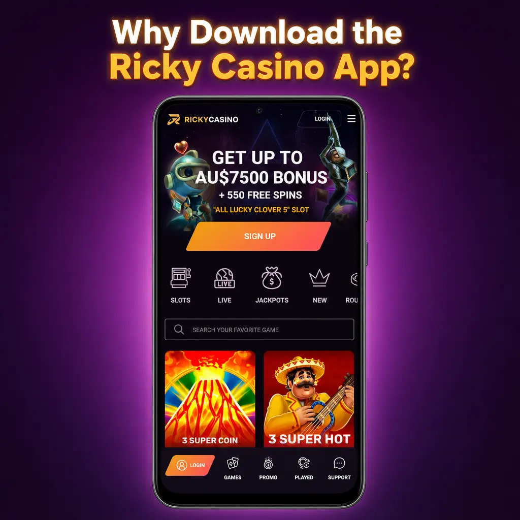 Why Download the Ricky Casino App?