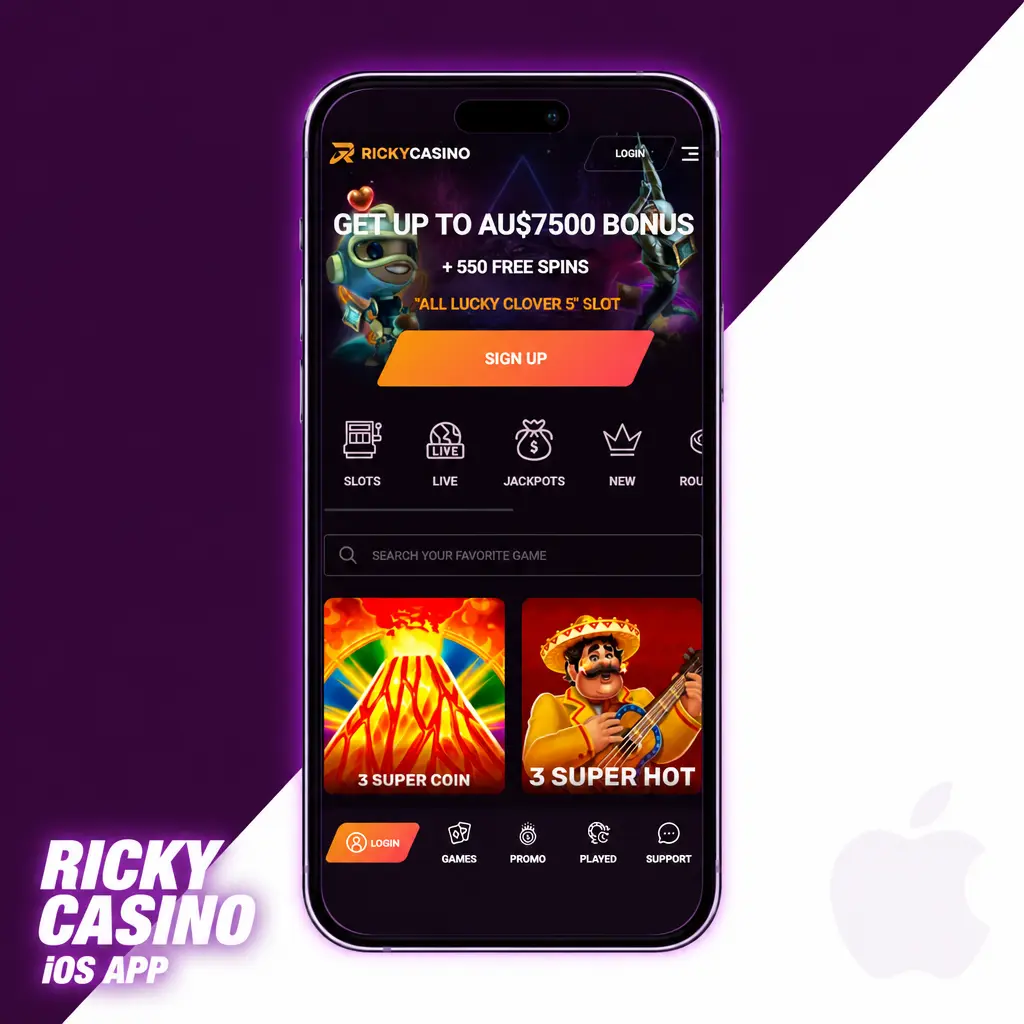 Ricky Casino iOS App