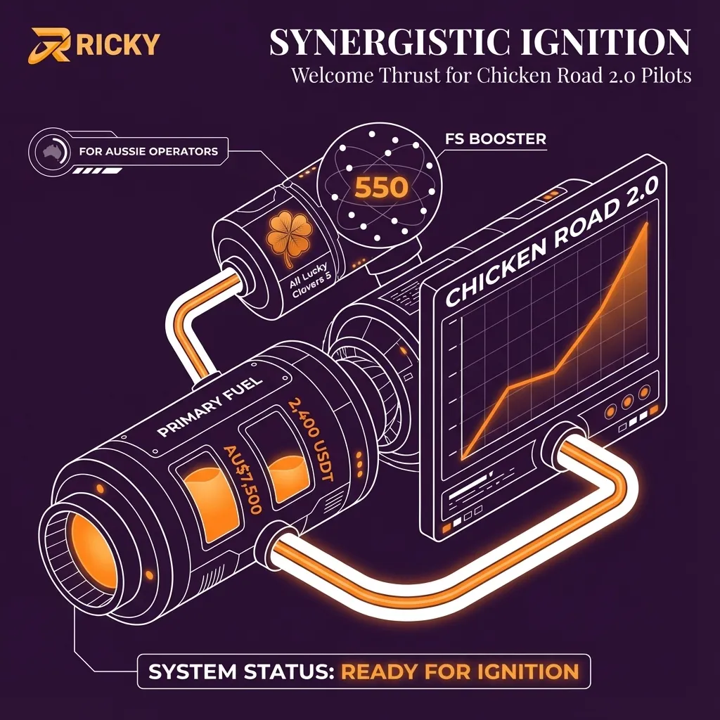 Welcome bonus for Chicken Road 2.0 players from Australia on Ricky Casino