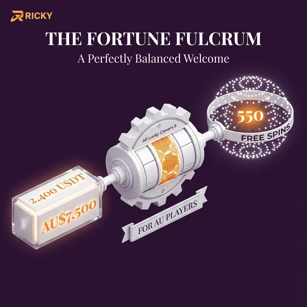 AU$7500 or 2400 USDT plus 550 free spins on All Lucky Clovers 5 slot for Australian players