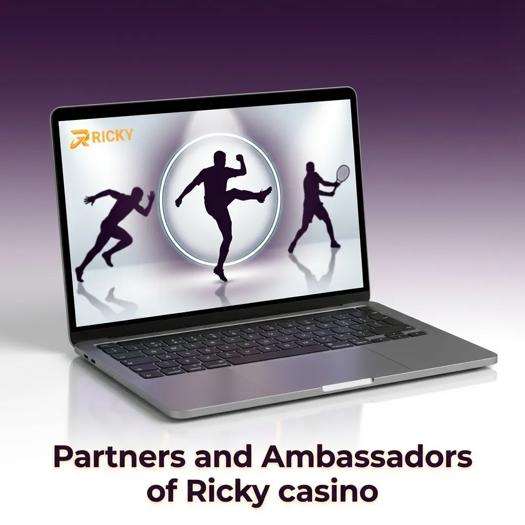 Illustration showing Ricky Casino partnering with Aussie tipsters, streamers, and payment providers under responsible gambling guidelines