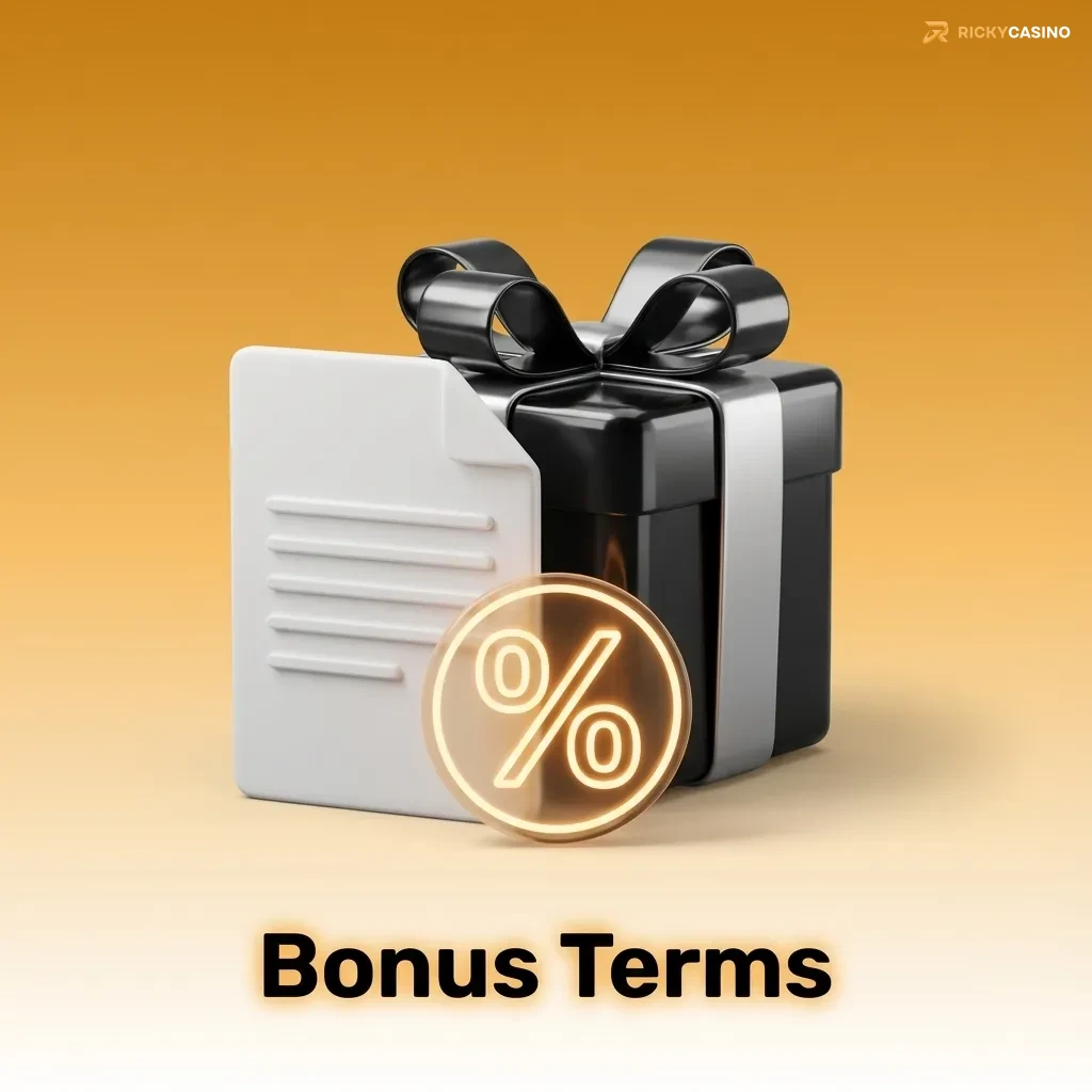 Illustration of bonus terms checklist highlighting fair play, wagering rules, eligibility, and restrictions for Australian players