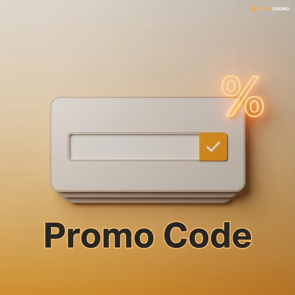 Illustration of a casino promo code field at checkout, with bonus options and terms visible before deposit confirmation