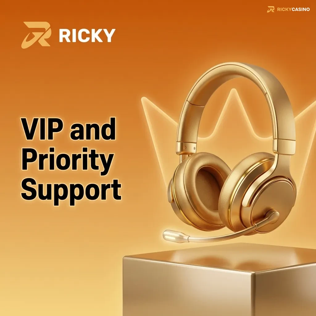 Illustration of a VIP player receiving priority customer support via live chat and phone from a dedicated support manager